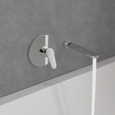 Villeroy & Boch Bath Spout Villeroy & Boch O.novo Wall Mounted Bath Spout in Chrome