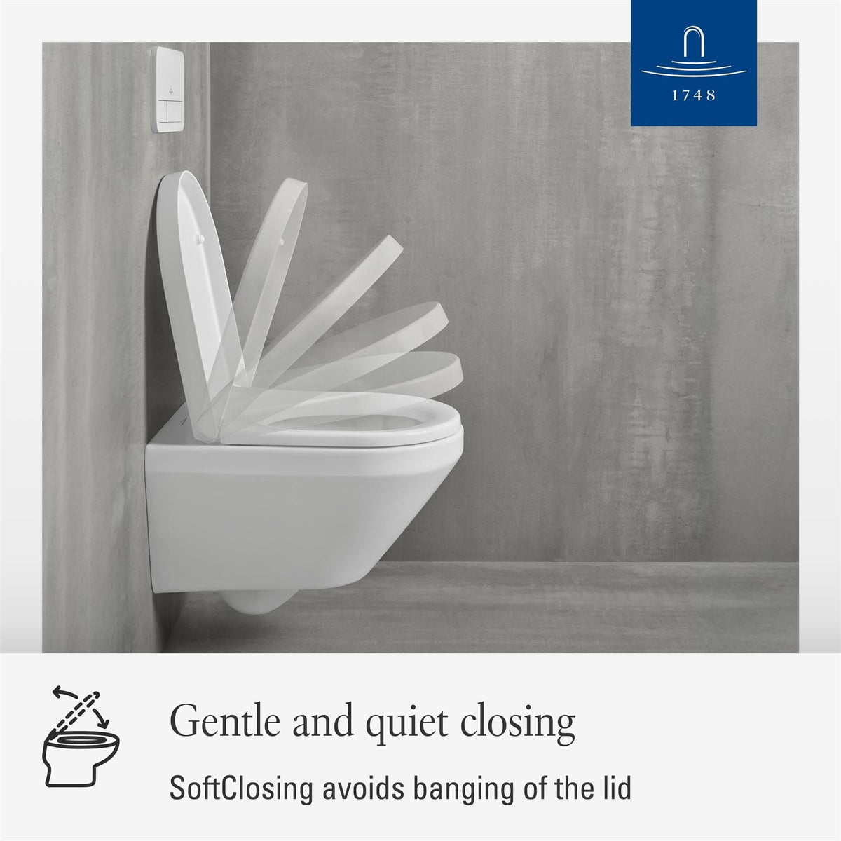 Villeroy & Boch Toilet Seat Villeroy & Boch Architectura Soft Close with Quick Release Seat in White