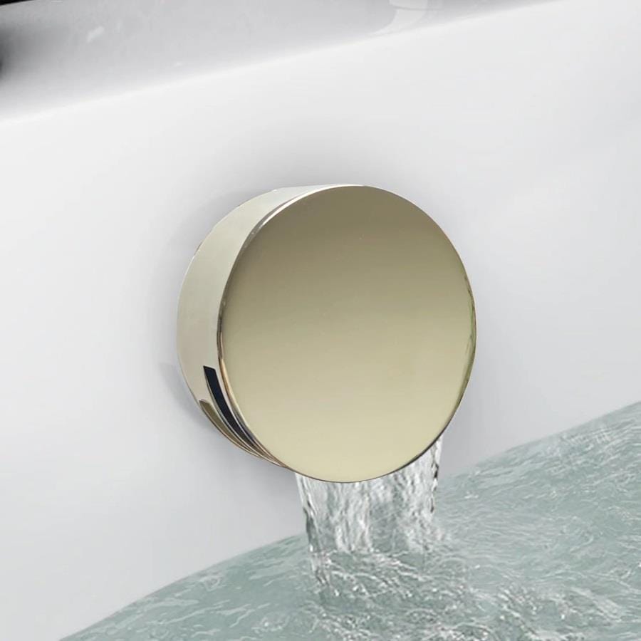 Aquarius Bath Waste Brushed Brass Aquarius FT Overflow Bath Filler and Easy Clean Waste
