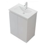 Aquarius Bathrooms Vanity Unit Aquarius Halite Waterproof White Vanity Unit and 1 Tap Hole Basin