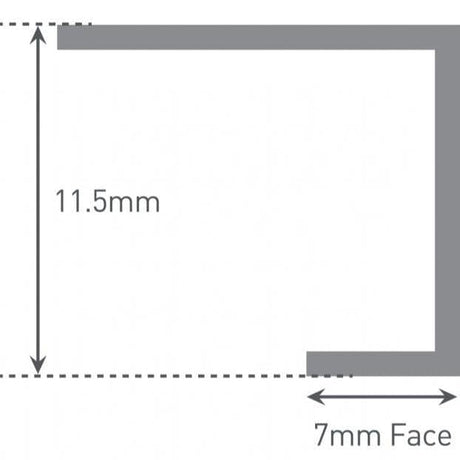 Multipanel Wall Panel Multipanel Wall Profile - L-Shaped End Cap - Type C - 2450mm/2750mm