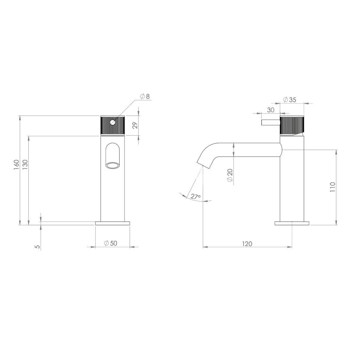 Saneux Mono Basin Tap Saneux Cos Deck Mounted Basin Mixer Tap