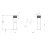 Saneux Mono Basin Tap Saneux Cos Deck Mounted Basin Mixer Tap