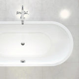 Kaldewei Double Ended Bath Kaldewei Classic Duo Oval 1700 x 750mm Inset Steel Bath with Leg Set