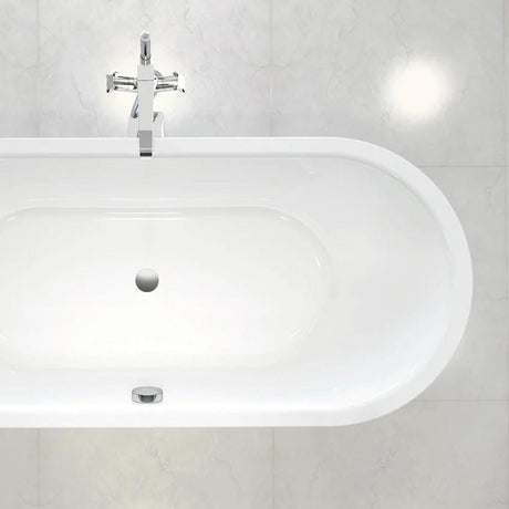 Kaldewei Double Ended Bath Kaldewei Classic Duo Oval 1700 x 750mm Inset Steel Bath with Leg Set