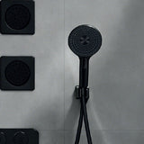TED Shower Handset TED Venn 3 Function Shower Handset with Outlet, Bracket and Hose