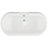 Aquarius Bathrooms Roll Top and Slipper Freestanding Bath Aquarius Timeless Freestanding Double Ended Bath With Chrome Feet