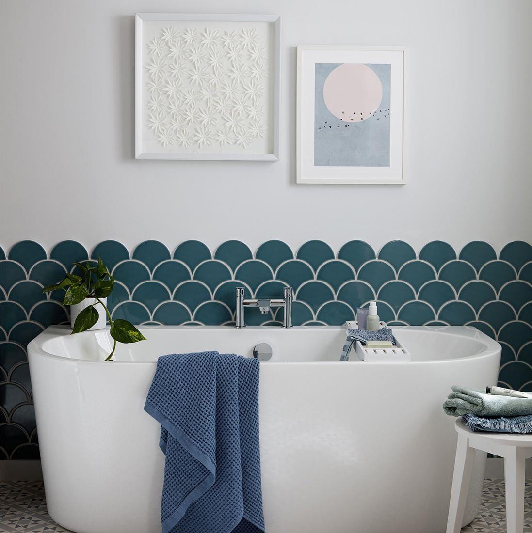 VADO Bath Mixer Vado Photon 2-Hole Bath Filler Tap Deck Mounted excluding Waste - Chrome - PHO-137-C/P