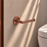 Smedbo Toilet Roll Holder Brushed Brass Smedbo Dot Self-Adhesive Toilet Roll Holder