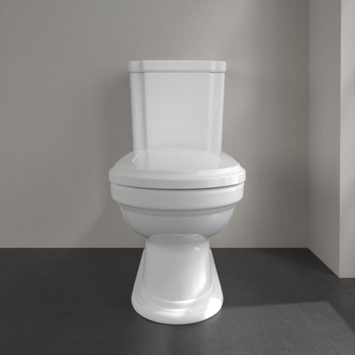Villeroy & Boch Close Coupled Toilet Villeroy & Boch Hommage Traditional Close Coupled Toilet with Seat