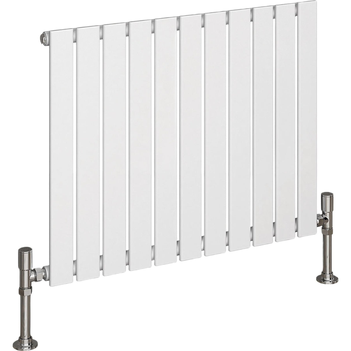 Aquarius Bathrooms Panel Radiator 600 x770mm / White Aquarius Flat Panel Single Horizontal Radiator