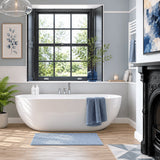 Tissino Modern Freestanding Bath Tissino Tanaro Acrylic Freestanding Bath with Ledge