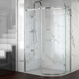 Merlyn Quadrant Shower Enclosure 900 x 760mm Merlyn 8 Series Frameless 1 Door Offset Quadrant