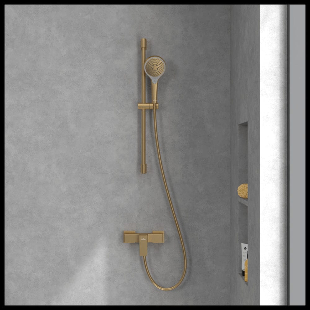 Villeroy & Boch Exposed Shower Valve Villeroy & Boch Architectura Exposed Thermostatic Square Shower Valve