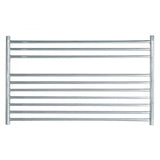 JIS Ladder Rail 600 x 1000mm / Polished Chrome / Central Heating JIS Sussex Newick Horizontal Stainless Steel Heated Towel Rail