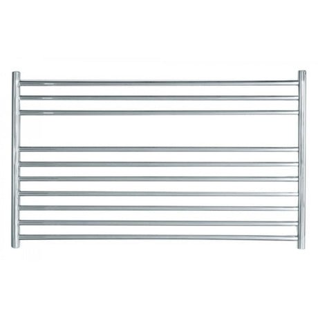 JIS Ladder Rail 600 x 1000mm / Polished Chrome / Central Heating JIS Sussex Newick Horizontal Stainless Steel Heated Towel Rail