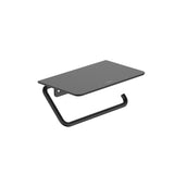 Roca Toilet Roll Holder Matt Black Roca Victoria Square Toilet Roll with Cover