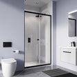 Crosswater Sliding Shower Door Matt Black / 1000mm Crosswater Clear 6 Single Sliding Shower Door