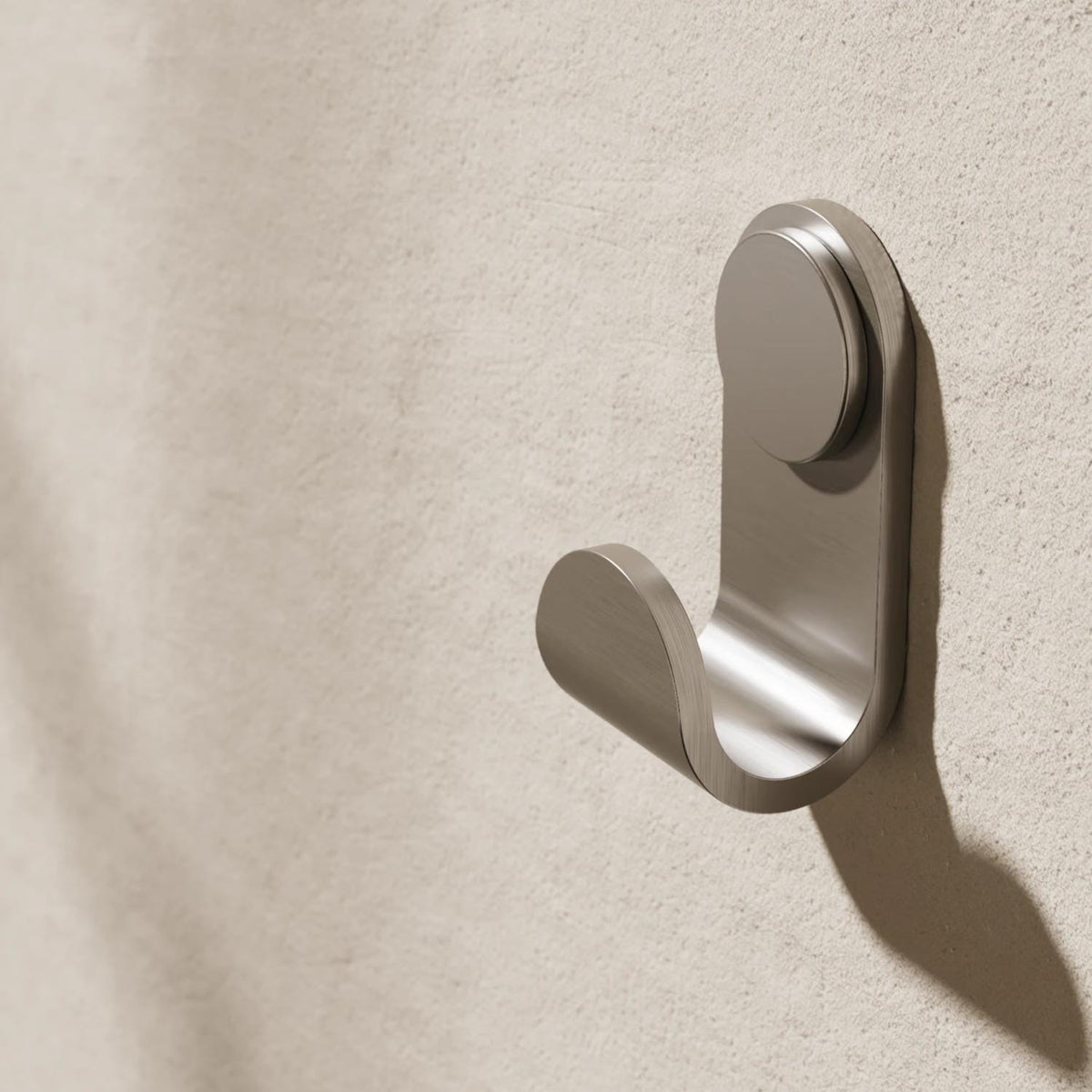 Crosswater Robe Hook Brushed Nickel Crosswater Velo Robe Hook
