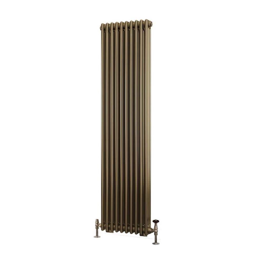 Eastbrook Column Radiator Eastbrook Rivassa Traditional 3 Column Radiator in Bronze Effect