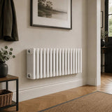 Aquarius Bathrooms Column Radiator 500mm x 605mm Aquarius Foundry Horizontal 6 Column Radiator in White