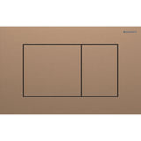 Geberit Flush Plate Brushed Red Gold Geberit Sigma Square Stainless Steel Flush Plate