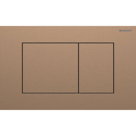 Geberit Flush Plate Brushed Red Gold Geberit Sigma Square Stainless Steel Flush Plate