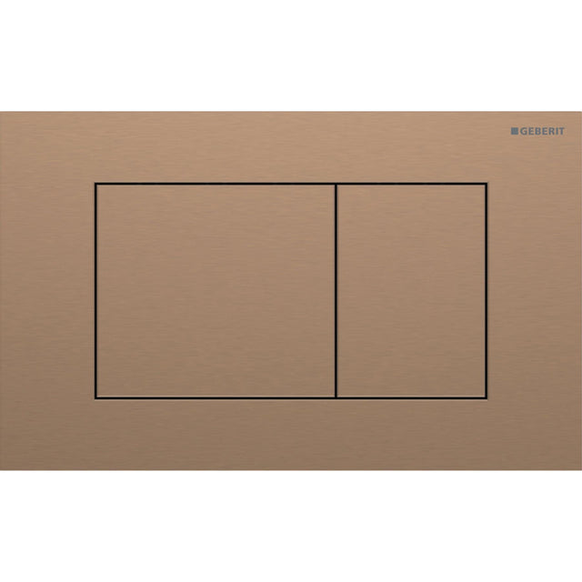 Geberit Flush Plate Brushed Red Gold Geberit Sigma Square Stainless Steel Flush Plate