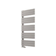 Eastbrook Designer Towel Radiator 1400 x 600 / Electric Only Eastbrook Helmsley Straight Vertical Designer Towel Rail in Matt Grey