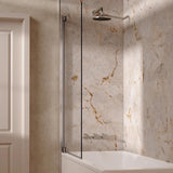 UK Bathroom Store Concealed Shower Set Brushed Nickel / Wall Arm / 200mm Crosswater Module Shower Set 3 with Fixed Overhead Shower and Bath Spout
