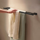 Hansgrohe Matt Black Hansgrohe Addstoris S Double Towel Rail