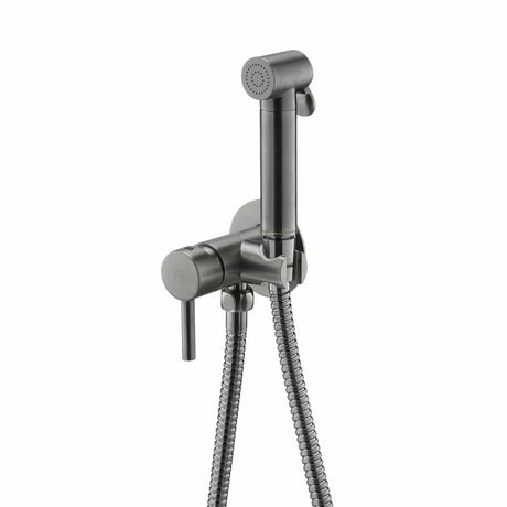 JTP Douches Brushed Black JTP VOS Douche Set with Handset and Holder