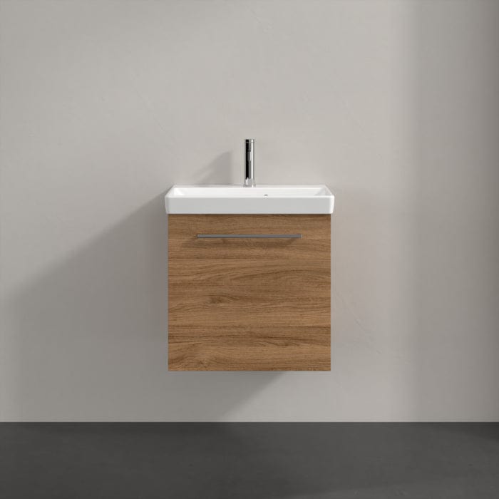 Villeroy & Boch Wall Mounted Vanity Unit Villeroy & Boch Avento Wall Hung Vanity Unit 530mm One Door with Basin