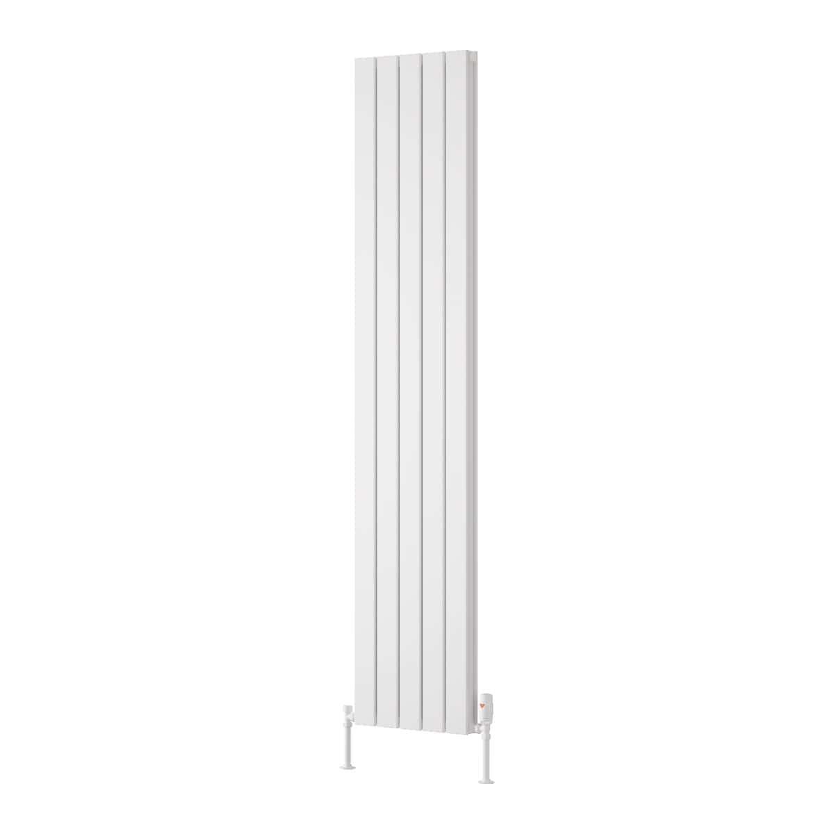 Reina Panel Radiator 1800 x 370mm / White Reina Piatto Double Vertical Panel Central Heating Radiator
