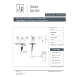 JTP Mono Basin Tap JTP Grosvenor Cross Mono Basin Mixer Tap with Pop Up Waste