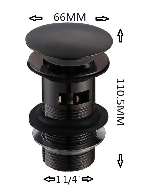Aquarius Basin Waste Aquarius Zanelli Slotted Basin Clicker Waste