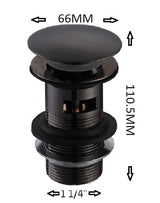 Aquarius Basin Waste Aquarius Zanelli Slotted Basin Clicker Waste