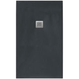Tissino Rectangle Shower Tray 1800 x 1200mm Tissino Giorgio2 Rectangle Shower Tray in Graphite Slate