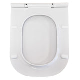 Roca Toilet Seats Roca The Gap Square Slimline Soft Close, Quick Release Toilet Seat