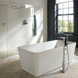 Vado Freestanding Bath Filler Vado Omika Floor Standing Bath Shower Mixer Tap with Shower Kit