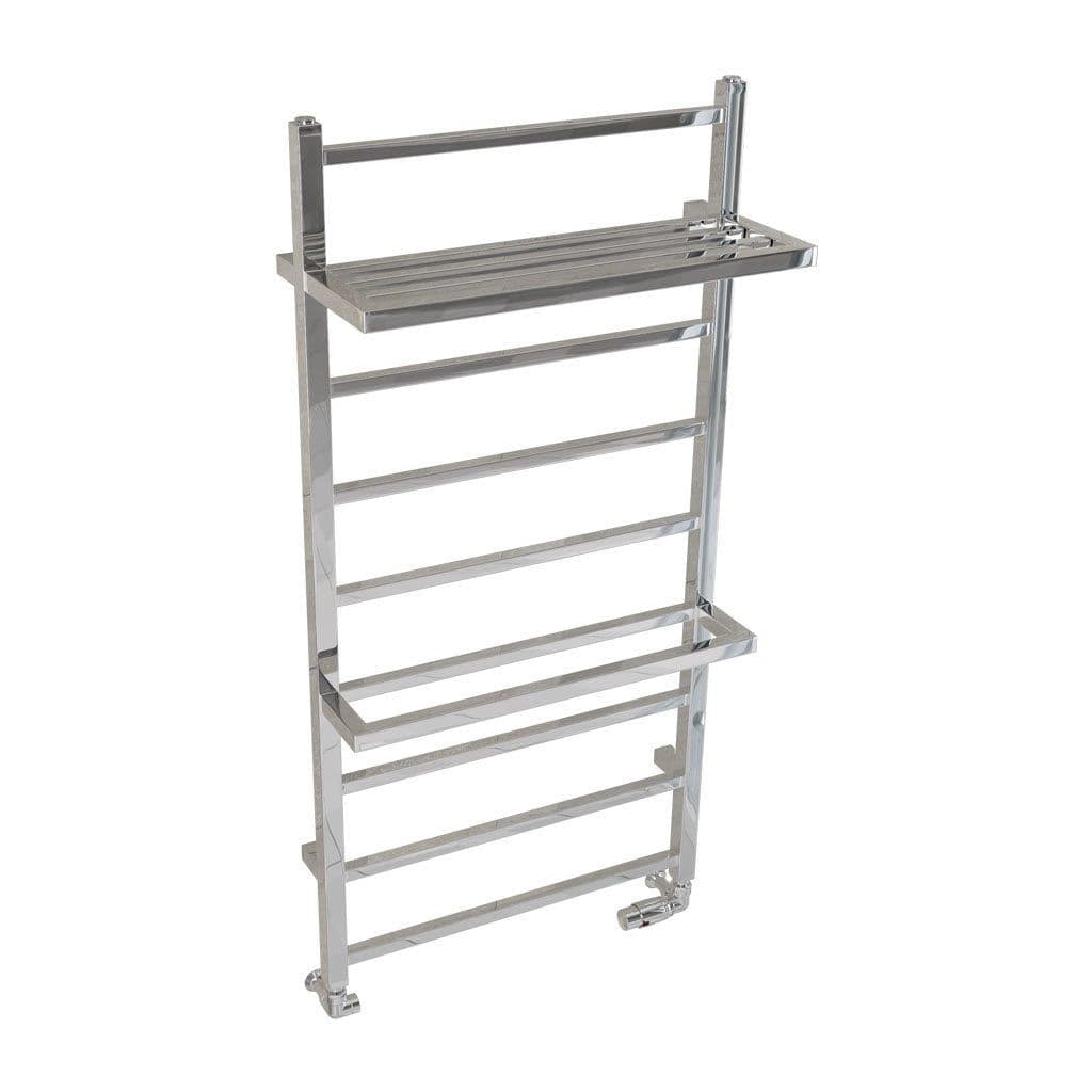 Eastbrook Designer Towel Radiator 1200 x 600 / Central Heating Eastbrook Launton Straight Vertical Heated Towel Rail in Chrome