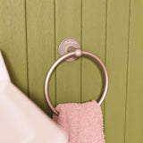 Burlington Towel Rails and Rings Brushed Nickel Burlington Traditional Towel Ring