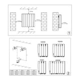 Reina Panel Radiator Reina Aron Electric Radiator with Ceramic Core and Wi-Fi Enabled LCD Display