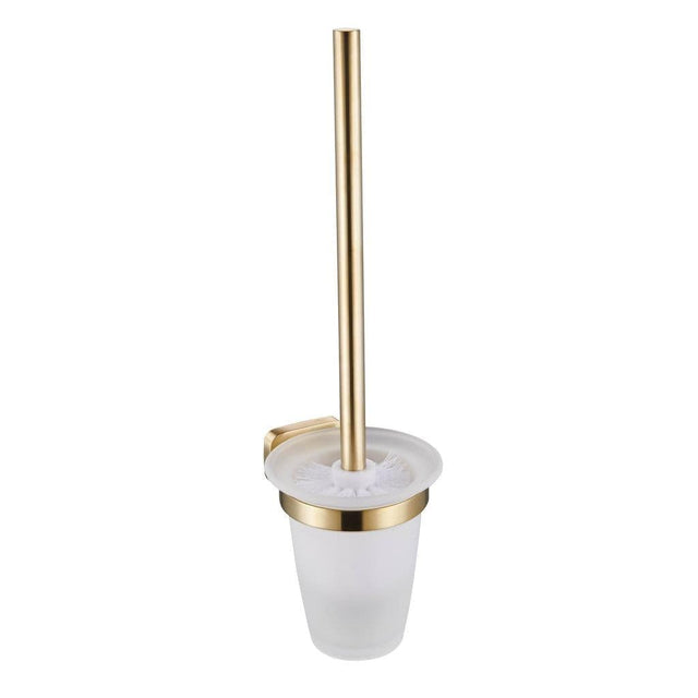 Aquarius Toilet Brush Holder Aquarius Auro Toilet Brush Holder in Brushed Brass