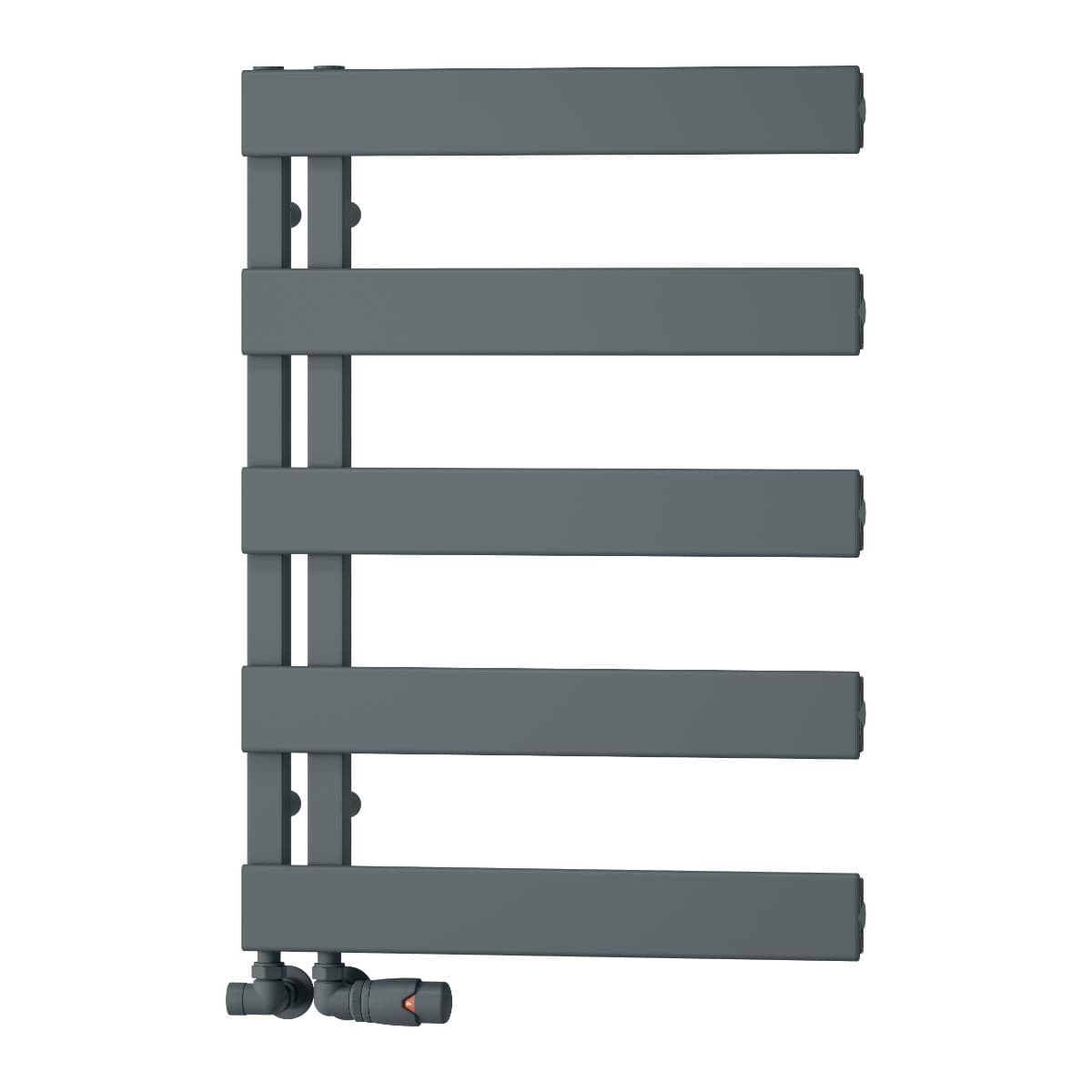 Reina Ladder Rail 710 x 500mm / Anthracite Reina Carpena Aluminium Central Heating Designer Towel Rail