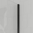Crosswater Wetroom Accessory Matt Black Crosswater Gallery Wall Profile with Seal
