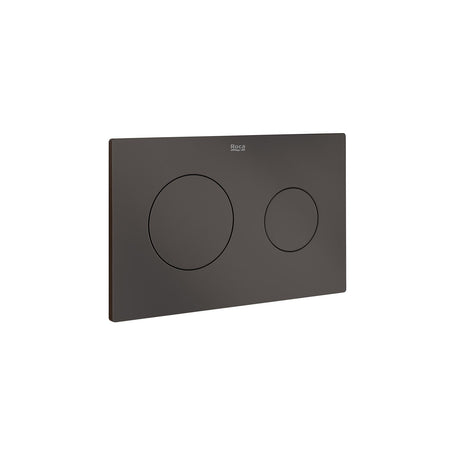 ROCA Flush Plate Matt Brown ROCA Duplo One PL10 Flush Plate with Round Buttons