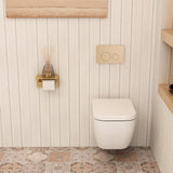 Imex Wall Hung Toilet Imex Essence Wall Hung Short Projection Toilet with Soft Close Seat
