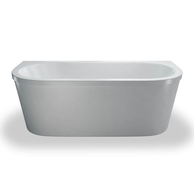 Britton Back To Wall Freestanding Bath Britton Saturn Back to Wall Freestanding Bath - 1700 x 750mm in White