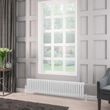 Eastbrook Column Radiator 300 x 1373 / Dual Fuel Eastbrook Rivassa Traditional 3 Column Radiator in White